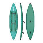 Drop stitch inflatable kayak 2 person