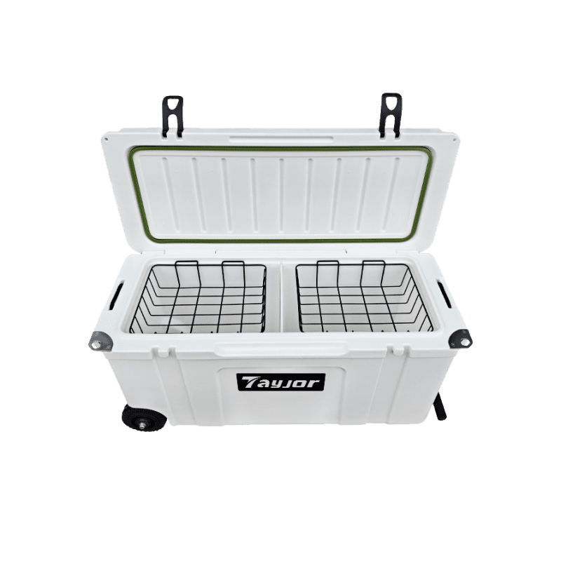 Rotomolded cooler with wheels TAYJOR OUTDOOR