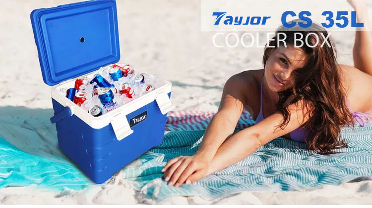 35L Insulated Cooler Box For Camping