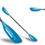 2 pieces light transparent paddle carbon fiber shaft